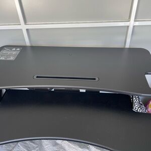 Black Adjustable Desk Riser